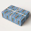 Personalised Wrapping Paper Kids Birthday Dark Blue Roblox Custom Gift Wrap