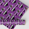 Personalised Wrapping Paper Kids Birthday Fortnite Purple Custom Gift-Wrap