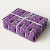 Personalised Wrapping Paper Kids Birthday Fortnite Purple Custom Gift-Wrap