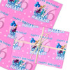 Personalised Wrapping Paper Kids Birthday Frozen Pink Girls Custom Gift Wrap