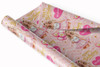 Personalised Wrapping Paper Kids Birthday Girls Pink & Gold Custom Gift Wrap