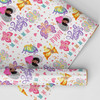 Personalised Wrapping Paper Kids Birthday Photo Butterflies Custom Gift Wrap