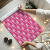 Personalised Wrapping Paper 65th Birthday Her Pink Custom Gift Wrap