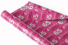 Personalised Wrapping Paper 65th Birthday Her Pink Custom Gift Wrap