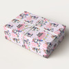 Personalised Wrapping Paper Kids Birthday Pink Unicorns Girls Custom Gift Wrap Personalised Wrapping Paper Kids Birthday Pink Unicorns Girls Custom Gift Wrap
