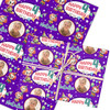 Personalised Wrapping Paper Kids Birthday Purple Clowns Photo Custom Gift Wrap