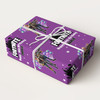 Personalised Wrapping Paper Kids Birthday Stars Purple Fortnite Custom Gift Wrap