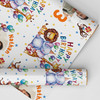 Personalised Wrapping Paper Kids Birthday Safari Animals Photo Custom Gift-Wrap