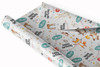 Personalised Wrapping Paper Kids Birthday White Woodland Animal Custom Gift Wrap