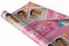 Personalised Wrapping Paper 45th Birthday Pink Photo For Her Custom Gift Wrap