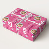 Personalised Wrapping Paper 65th Birthday Pink Photo Custom Gift Wrap