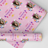Personalised Wrapping Paper Kids Birthday Photo Girl Unicorn Custom Gift Wrap
