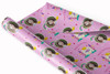 Personalised Wrapping Paper Kids Birthday Photo Princess Pink Custom Gift Wrap