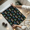 Personalised Wrapping Paper Kids Birthday Black Batman Boys Custom Gift Wrap