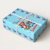Personalised Wrapping Paper Kids Birthday Blue Lilo & Stitch Custom Gift Wrap