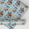 Personalised Wrapping Paper Kids Birthday Blue Photo Bluey Custom Gift Wrap
