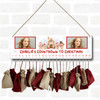 Personalised Christmas Advent Calendar Kids Photo House DIY Xmas Countdown Sign