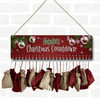 Personalised Christmas Advent Calendar Men Women Baubles DIY Xmas Countdown Sign