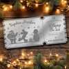 Gold Mirror Acrylic Golden Ticket Disney On Ice Personalised Any Text Voucher