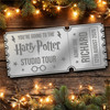 Pink Mirror Acrylic Ticket Harry Potter Studio Tour Personalised Any Text Pink Mirror Acrylic Ticket Harry Potter Studio Tour Personalised Any Text