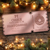 Rose Gold Mirror Acrylic Ticket Any Show Panto Theatre Christmas Personalised