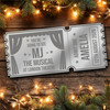 Rose Gold Mirror Acrylic Ticket MJ The Musical Theatre Show Personalised Voucher Rose Gold Mirror Acrylic Ticket MJ The Musical Theatre Show Personalised Voucher