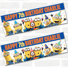 Personalised Party Banner For Kids Birthday Minions