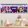 Personalised Party Banner For Kids Birthday Kpop Demon Hunters