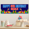 Personalised Party Banner For Kids Birthday Kids Birthday Lego Bricks