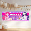 Personalised Party Banner For Kids Birthday My Little Pony