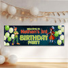 Personalised Party Banner For Kids Birthday Peter Pan Balloons