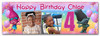 Personalised Party Banner For Kids Birthday Trolls Photos
