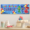 Personalised Party Banner For Kids Birthday Pj Masks