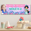 Personalised Party Banner For Kids Birthday Disney Princess Jasmine