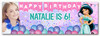 Personalised Party Banner For Kids Birthday Disney Princess Jasmine