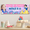 Personalised Party Banner For Kids Birthday Disney Princess Snow White