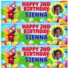 Personalised Party Banner For Kids Birthday Teletubbies Sun Photo