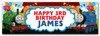 Personalised Party Banner For Kids Birthday Thomas The Tank Engine