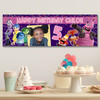 Personalised Party Banner For Kids Birthday Trolls Photo