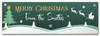 Personalised Party Banner For Christmas From Family Green Tree Santa