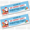 Personalised Party Banner For Christmas Party Company Santa Gift