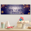 Personalised Party Banner For New Years Party Welcome Fireworks