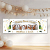 Personalised Party Banner For Wedding Anniversary Photo Champagne Gold Silver