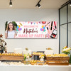 Personalised Party Banner For Kids Birthday Girls Make Up Party Photo