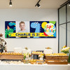Personalised Party Banner For Kids Birthday Dinosaurs Photo