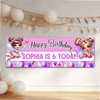 Personalised Party Banner For Kids Birthday Fairy