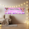 Personalised Party Banner For Kids Birthday Fairy
