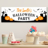 Personalised Party Banner For Halloween Party Pumpkin Graveyard