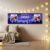 Personalised Party Banner For Halloween Party Photo Zombie Purple
