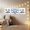 Personalised Party Banner For 65th Wedding Anniversary Sapphire 65 Years Photo